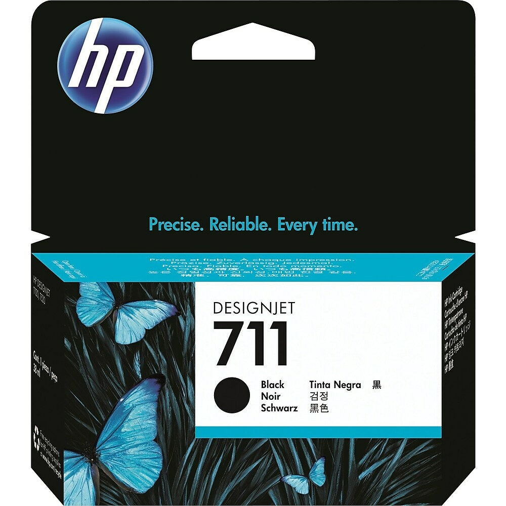 HP DesignJet 711B インクカートリッジ ブラック 80ml 3点 HP 711 Black Ink Cartridge - 38 mL | staples.ca