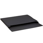 JAM Paper Kraft Chipboard Portfolio, Elastic Closure, Jumbo, 14.5 x 19.5 x 0.5, Black Kraft, 2 Pack (6103 202g)-Finish: Smooth