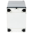 Flash Furniture Modern 3-Drawer Locking Letter/Legal Mobile Filing Cabinet with Anti-Tilt Mechanism - White-Full Extension Sliders provide effortless opening and closing
