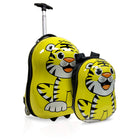 TUCCI Italy TIGERLICIOUS Kids Luggage - 2 Piece Set - Tigerlicious-Soft Jelly Handle Grips