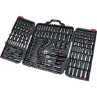 Aurora Tools Drive S.A.E./Metric Socket and Wrench Set, 210-Piece, 1/4", 3/8" and 1/2"-Chrome vanadium steel for extra strength and durability