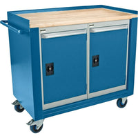 Kleton Industrial Duty Mobile Service Benches, 2 Doors-Designed for moving heavy parts and tools to the job site
