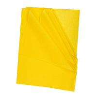 North American Paper Inc. Tissue Paper - 20" x 30" - Yellow - 24 Sheets-Can be used for both packaging and decorations