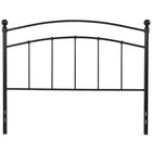 Flash Furniture Woodstock Decorative Black Metal Full Size Headboard-Contemporary Style