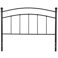 Flash Furniture Woodstock Decorative Black Metal Full Size Headboard-Contemporary Style