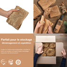 Reliabag Honeycomb Cushion Wrap Packing Paper - 12" x 250'-Say goodbye to the pesky peanuts kraft paper filler and bubble cushion wrap
