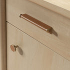 Sauder 66"W Whitaker Point Executive Desk - Natural Maple-   File drawer holds letter or legal-size hanging files