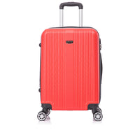 TOSCANO OTTIMO 21" Hardside Carry On Luggage - Vermred-Designed in Italy