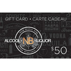 New Brunswick Liquor $50 Gift Card-Air Miles cannot be collected on Gift Card purchases