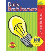 eBook: Daily BrainStarters (PDF version - 1-User Download) - ISBN 9780787780128 - Grade 5 - 6-You will receive two emails: one confirming your entire order, and one with a "Download Software" buttonYou can download immediately or return to your email to download later