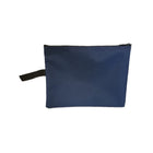 NSSCAN Water-Resistant Nylon Zip Deposit Bag - Blue - 12" x 9"-Nylon zipper and nylon web-loop handle