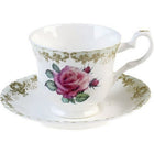 Roy Kirkham Teacup and Saucer (230 ml) Set of 2 - Vintage Roses-Teacup and Saucer