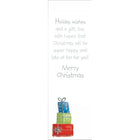 Happy Holidays, Money Holder, 12 Pack-Card shop quality greeting cards