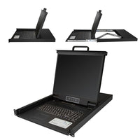 StarTech 8-Port Rackmount KVM Console for Server Rack, 19 in. (RKCONS1908K)-Save money and reduce hassle with a cost-effective rack-mount LCD console