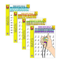 Remedia Timed Math Drills Book Set, 4th/Set, Grades 3rd - 6th-Age group and grade: Ages 6 - 12 and grades 3rd - 6th