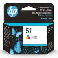 HP 61 Tri-Colour Original Ink Cartridge (CH562WN)-Standard ink; up to 150 pages