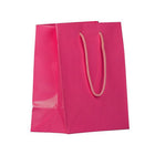 Jam Paper Glossy Gift Bags with Rope Handles - Medium - 8" x 10" - Hot Pink - 3 Pack-Color: Hot Pink Glossy