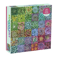 Galison Succulent Spectrum Puzzle - 500 Pieces-500 Piece Puzzle