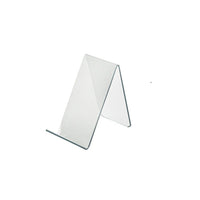 Azar Displays 4.13" x 2.5" x 5" Acrylic Easel Display, 10 Pack (515415)-Use to display various items such as phones, tablets, books and more