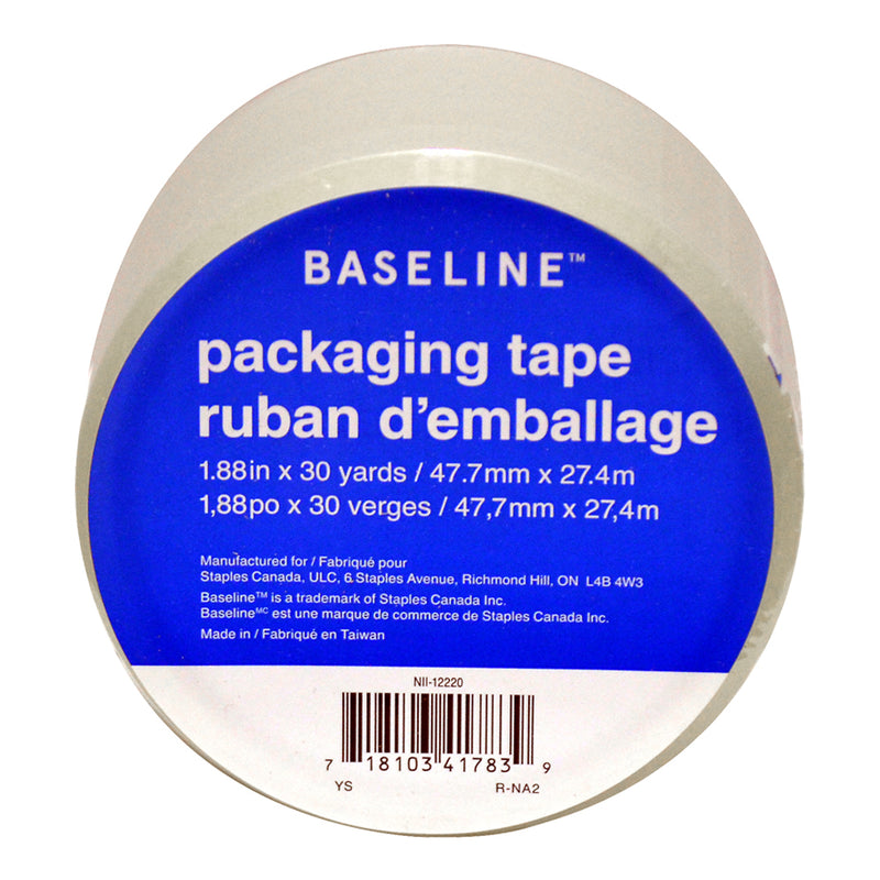 Staples General Purpose Packaging Tape, 48mm x 27.5M | staples.ca