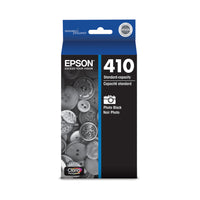 Epson T410 Ink Cartridge - Standard Capacity - Black-Sharp text and brilliant colour for high-quality results, fast-drying ink