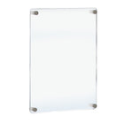 Azar Sign Holder with 1" Caps and Standoffs - 23.5" W x 31.5"H-Sold in Multiples of: 1
