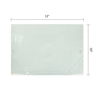 Winnable Elastic Tie Closure Expanding Folders - Letter Size - 1-1/2" Expansion - Clear-1.5 inch Expansion