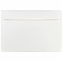 JAM Paper 7" x 10" Booklet Commercial Envelopes - White - 50 Pack-Colour: White