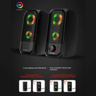 Marvo SG265 Touch Control USB 2.0 Powered and 3.5mm Plug RGB Backlight Gaming Speaker, 2 Pack-Drive unit: 2.5 inch x2