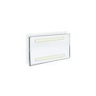Azar Displays 5.5" x 8.5" Horizontal Wall Mount Acrylic Sign Holder, 10 Pack (122030)-Wall mount frame has adhesive tape on the back (that is removable) for hanging on practically any surface