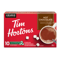 Tim Hortons K-Cup Hot Chocolate Original Single Serve, 10 Pack-Original Blend Hot Chocolate
