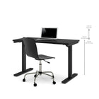 Bestar 24" x 48" Electric Height Adjustable Table, Black, (65857-18)-The mechanism meets or exceeds ANSI/BIFMA performance standards.