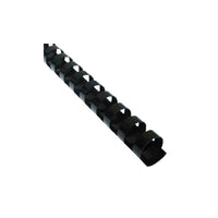 Southwest Combs - 19 rings - 7/8" - Black - 50 Pack-Plastic Binding Combs