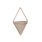 Umbra Trigg Wall Display, Small, Concrete and Copper, 2 Pack (470753-633)-Small and lightweight