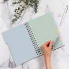 Studio Oh! Dotted Palms Edith Notebook - 9.30" x 6.80" - Assorted Colours-It features lined, dotted, and graph pages