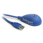 StarTech Desktop SuperSpeed USB 3.0 Extension Cable, A to A M/F, 5 Ft.-Extend your USB 3.0 port from your PC or Laptop to a more practical spot on your desktop