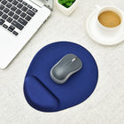 DAC MP-127 “Mini Round” Super-Gel Mouse Pad / Wrist Rest - 9" x 7-3/4" x 1" - Blue-Improves tracking movements and creates consistent gliding