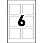 Avery White Print or Write Removable Square Multiuse Labels, 1-1/2" x 1-1/2", 90 Pack, (2374)-1.5" x 1.5" White
