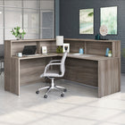 Sauder - 427455 Affirm Reception Station - Hudson Elm-Hudson Elm, Engineered Wood