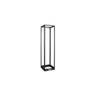Tripp Lite 4Post SmartRack SR4POST1224 Open Rack Frame, 19" (482.6 mm) 45U Wide, Black, Cold, (SR4POST1224)-Colour: Black