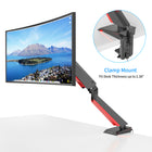 ShoppingAll Adjustable Single Pneumatic Gaming Monitor Mount with Red Backlights for 15-32" Monitors-6