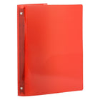 JAM Paper Plastic 3 Ring Binder, 0.75 inch, Red, 4 Pack (750T1reg)-4 per pack