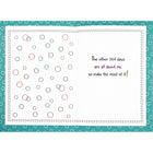 Rosedale Greeting Cards/Envelopes - 5-1/2" W x 8" H - Happy Birthday Doodles - 12 Pack-5-1/2" x 8" Folded cards