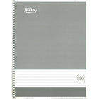 #Hilroy Ruled Coil Notebook, 100 Sheets, 8" x 10-1/2", Assorted (13048)-White single wire coil