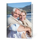 Staples Print Custom Photo Books-Available in 3 finishes; Genuine leather, leatherette, linen, beige eco-canvas