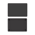 JCPal MacGuard Protective Case for 13" MacBook Air (2022 M2 / 2024 M3 / 2025 M4) - Matte Black-Fingerprint and scratch resistant