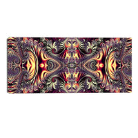 Designart Brassy Abstract Flow Canvas Art Print, (PT3086-32-16)-Print