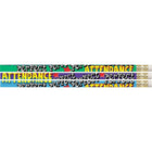 Musgrave Pencil Company - "Perfect Attendance" #2 Pencils - Paquet de 144-With metal ferrule and smooth eraser