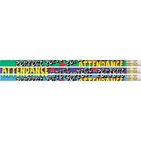Musgrave Pencil Company - "Perfect Attendance" #2 Pencils - Paquet de 144-With metal ferrule and smooth eraser