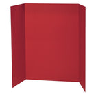 Pacon Presentation Board, 48" x 36", Red-Size: 36"(H) x 48"(W)